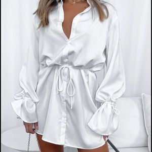 NWT White Fox Only Gets Better Dress